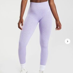 Gymshark Adapt Animal Seameless Leggins - Reef Soft lilac